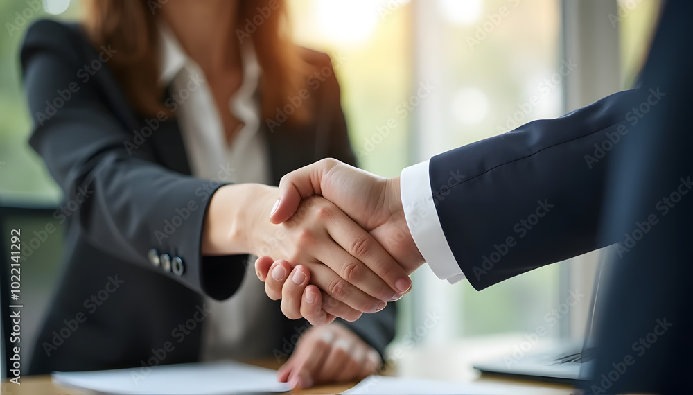 Business People Shaking Hands